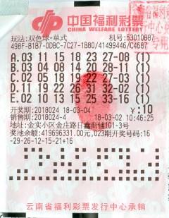 云南彩民只用10元就中了748万 称以前连200都没中过!