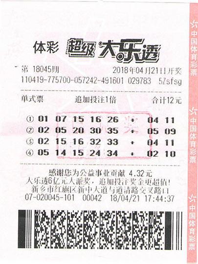 河南小伙12元独揽1900万追加头奖 称之前最多只中600块!