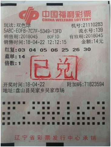 �غ�3��+ÿ��14Ԫ �̽���������˫ɫ��690�� �н���Ʊ�״��ع�