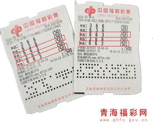 独中200注!青海3D牛人揽20万余元奖金