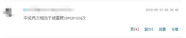 合买“天团”五日内两中大奖超百万!概率等于被雷劈324次?