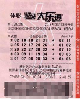 金华彩民中大乐透1600万:购彩十年+每期都买