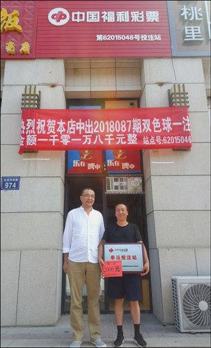 兰州彩民复式票揽双色球1001万 中奖投注站曝光(图)