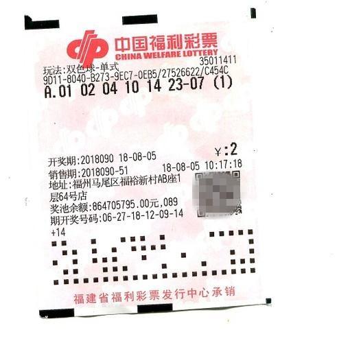 中奖先买房!福州女彩民2元击中双色球金银奖 奖金577万元