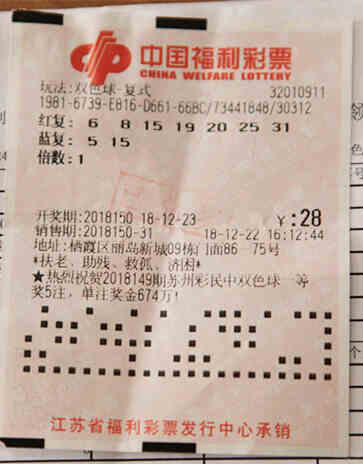 丈夫随性购彩中636万头奖 妻子淡定应对